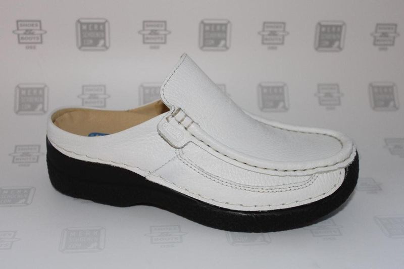 Wolky - Roll Slide 06202 - Instappers - Zwart - Leer