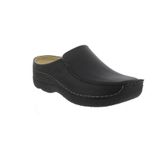 Wolky - Seamy Slide - Instappers - Zwart - Leer