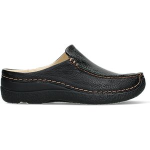 WOLKY Wolky SEAMY SLIDE Clog, Printed leather - Glattleder, black, Wechselfu Clog
