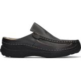 Klomp Wolky Men Roll Slide Oiled Leather Black-Schoenmaat 40