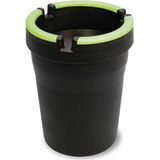 TCP - Asbak - Zwart - Fluorescerende Rand - Geschikt Voor Bekerhouder