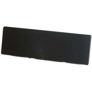 TCP - Afdekplaatje - Zwart - 1-DIN