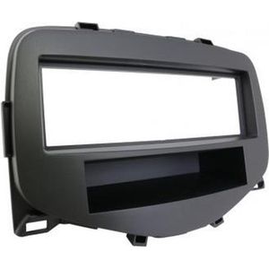 2-DIN frame met bakje C1 2014->/108 2014->/Aygo 2014-> Zwart