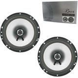 Rocx - 2-Weg Luidspreker Set - Diameter 165 mm - Vermogen 80 Watt