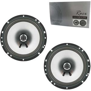 Rocx - 2-Weg Luidspreker Set - Diameter 165 mm - Vermogen 80 Watt