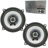 Rocx - 2 Weg Luidspreker Set - Diameter 130 mm - Vermogen 80 Watt