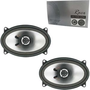 Rocx - 2 Weg Luidspreker Set - Zwart - 80 Watt - Compact