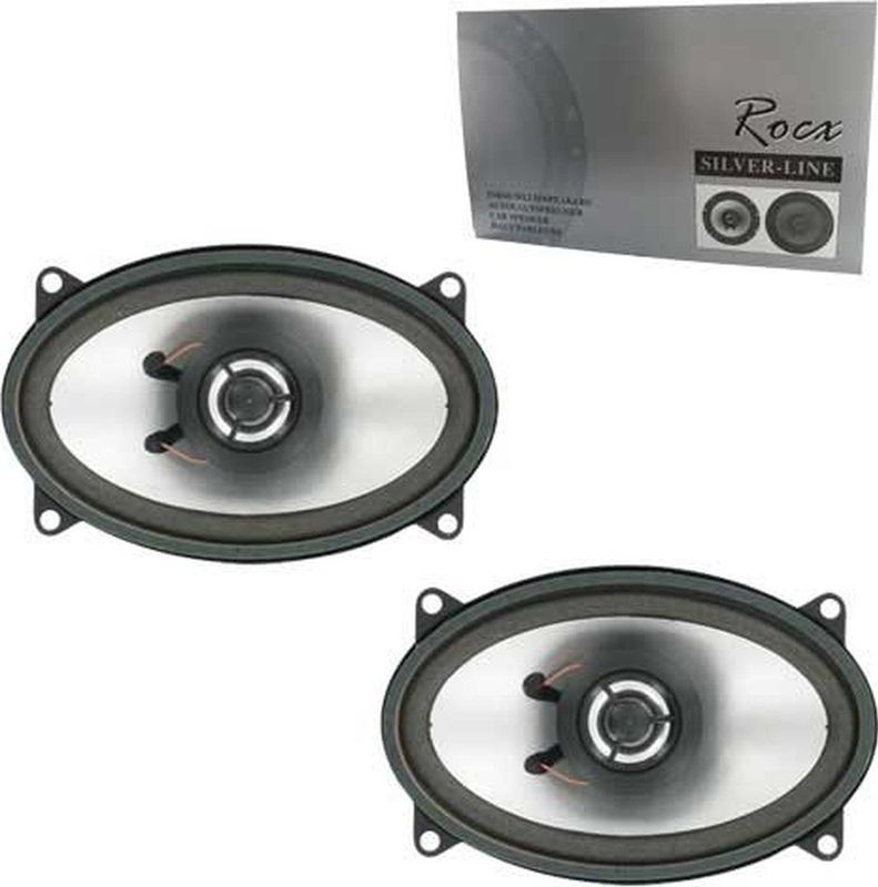 Rocx - 2 Weg Luidspreker Set - Zwart - 80 Watt - Compact
