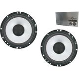 Rocx - Woofer Set - Auto Speaker - Diameter 165 mm - Vermogen 100 Watt