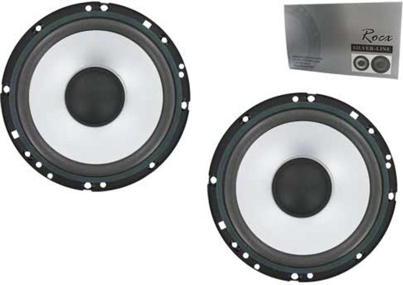 Rocx - Woofer Set - Auto Speaker - Diameter 165 mm - Vermogen 100 Watt