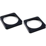 TCP - Universeel Speaker Opvulringen - Zwart - Set van 2