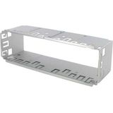 Universeel - Radio ISO Inbouwraam - Zilver - Metaal - 1-DIN