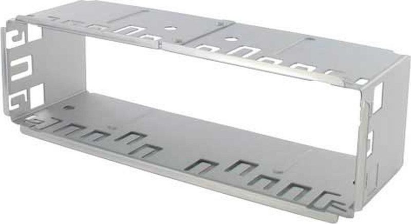 Universeel - Radio ISO Inbouwraam - Zilver - Metaal - 1-DIN