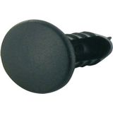 Clip - Zwart - Plastic - 14 mm Kop - 5.8 mm Gatdiameter - 5 Stuks