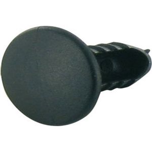 Clip - Zwart - Plastic - 14 mm Kop - 5.8 mm Gatdiameter - 5 Stuks