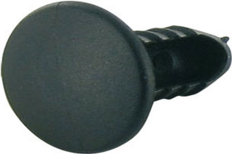 Clip - Zwart - Plastic - 14 mm Kop - 5.8 mm Gatdiameter - 5 Stuks