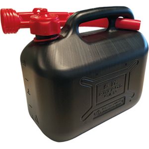 TCP - Jerrycan - Zwart - Plastic - 5 Liter