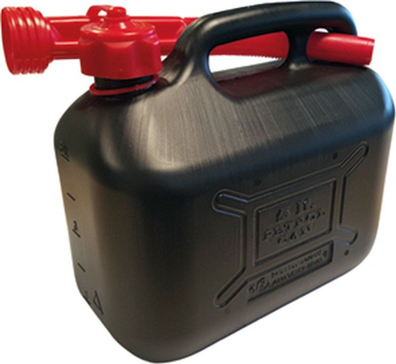 TCP - Jerrycan - Zwart - Plastic - 5 Liter