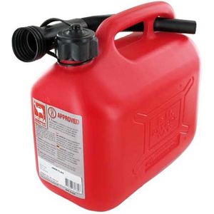 TCP - Jerrycan - Rood - Plastic - Inhoud 5 Liter