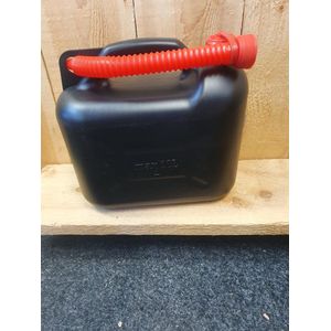 TCP - Jerrycan - Zwart - Plastic - 10 Liter Met Schenktuit
