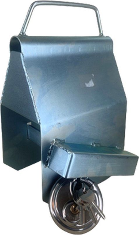 TCP - Disselslot - Zilver - Gegalvaniseerd Metaal - Inclusief Discusslot