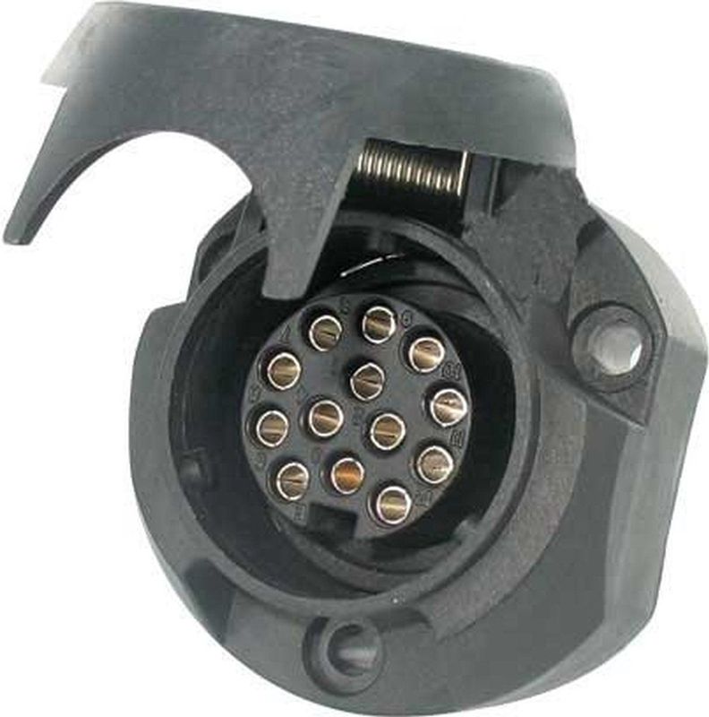 Jaeger - Stekkerdoos - 13 Polig - Met Schakelaar Voor Mistachterlicht