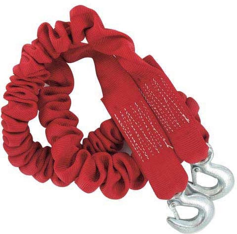 TCP - Stretch Sleepkabel - Rood - Elastisch - Maximaal Trekgewicht 4000kg