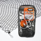 Jumbo - Aanhangwagennet - Zwart - 1.00x2.00m - Inclusief Opbergtas
