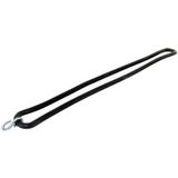 TCP - Spanrubber - Zwart - Elastaan - Inclusief Haak