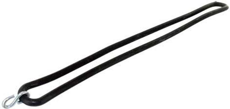 TCP - Spanrubber - Zwart - Elastaan - Inclusief Haak