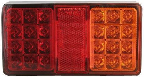 TCP 71.3231 Achterlicht Led 12/24 V, achter, knipper & rem verlicht