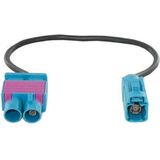 TCP - AM/FM Fakra Adapter - Dubbel Fakra Male - Fakra Female - 15 cm