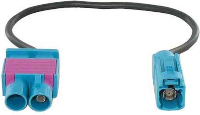 TCP - AM/FM Fakra Adapter - Dubbel Fakra Male - Fakra Female - 15 cm