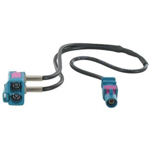 Antenne adapter 2x fakra female haaks 90Â° --> 1x fakra male