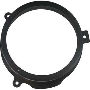 Speakerring - Zwart - Passend Voor Citroën/Peugeot - Set van 2 - Diameter 165 mm