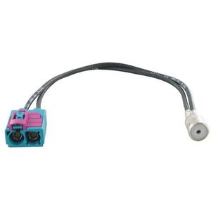 Fakra adapter dubbel female --> ISO 50 ohm female