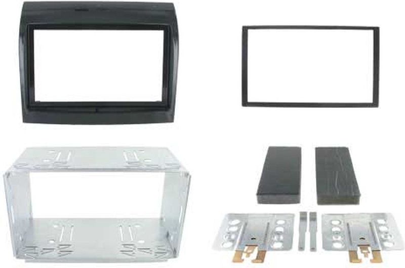 Dubbeldin Paneel - Zwart - Fiat Tcp 12.331094-23 - Inbouwframe