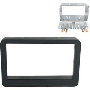 2-DIN frame ALFA 159 05>/Brera 2006> zwart met Sat Nav