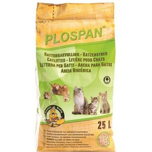 10 LTR Plospan houtkorrel kattenbakvulling