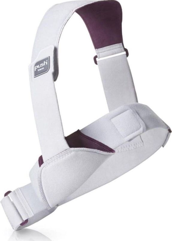 Push Med Schouderbrace Plus - Grijs - Links - Maat 2
