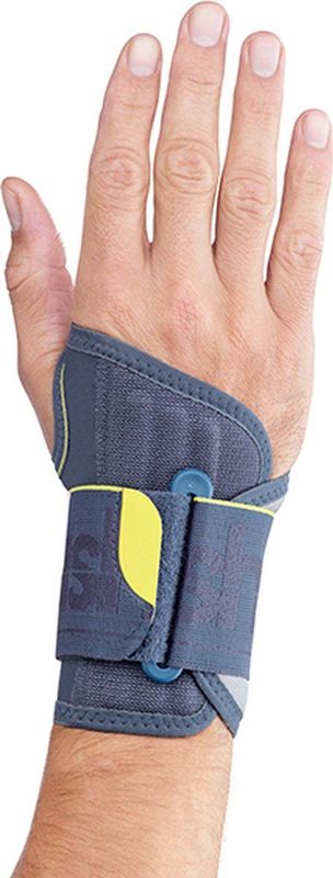 Push Sports Polsbrace - Donkergrijs - Links - Maat M