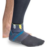 Push Sports Enkelbrace Kicx - Donkergrijs - Links - Maat S