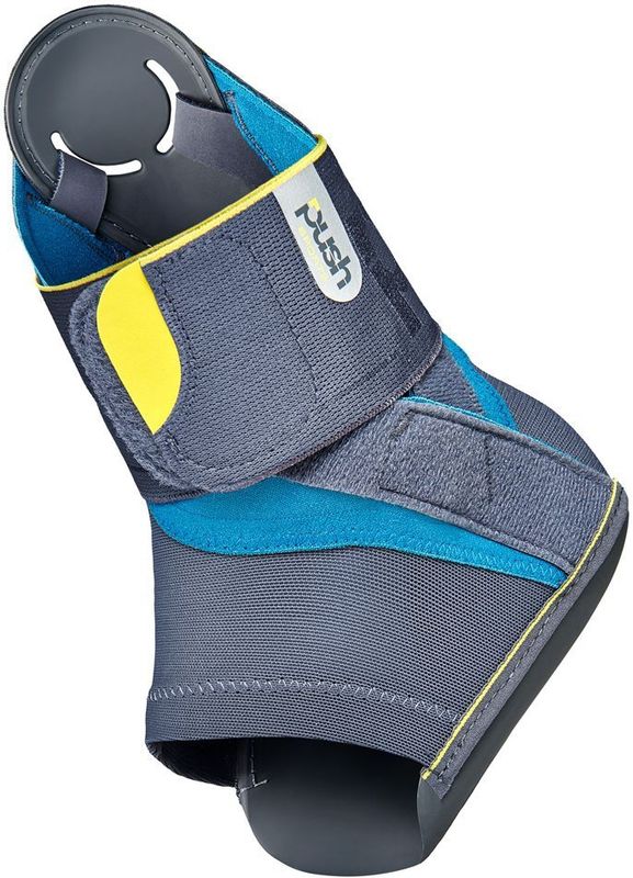 Push Sports Enkelbrace Kicx - Donkergrijs - Rechts - Maat M