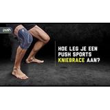 Push Sports Kniebrace - Donkergrijs - Maat M