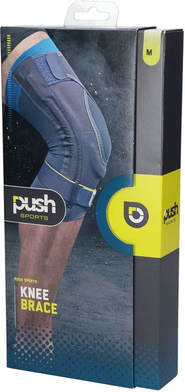 Push Sports Kniebrace - Donkergrijs - Maat M