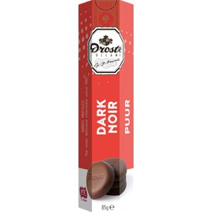 Droste - Chocolade droste pastilles puur 85gr | 12 stuks