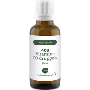 AOV 408 Vitamine D3 druppels (10 mcg) - 25 ml - Vitaminen - Voedingssupplementen