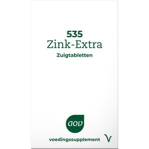 AOV 535 Zink Extra - 30 Zuigtabletten - Mineralen - Voedingssupplementen