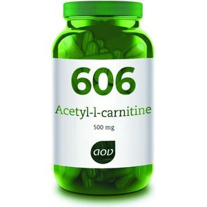 AOV 606 Acetyl-L-carnitine (500 mg) -  90 vegacaps - Aminozuren - Voedingssupplementen