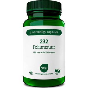 AOV 232 Foliumzuur 400mcg 60 Vegetarische capsules